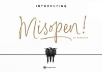 Misopen Font - Featured Image