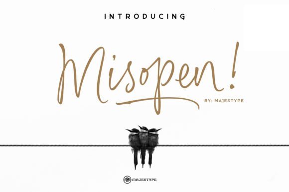 Misopen Font - Featured Image
