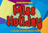 Miss Holiday Font - Featured Image
