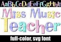 Miss Music Teacher Font - Featured Image