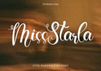 Miss Starla Font - Featured Image
