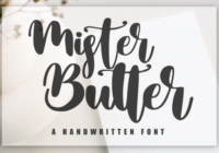 Mister Butter Font - Featured Image