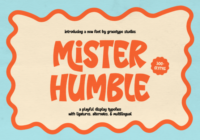 Mister Humble Font - Featured Image