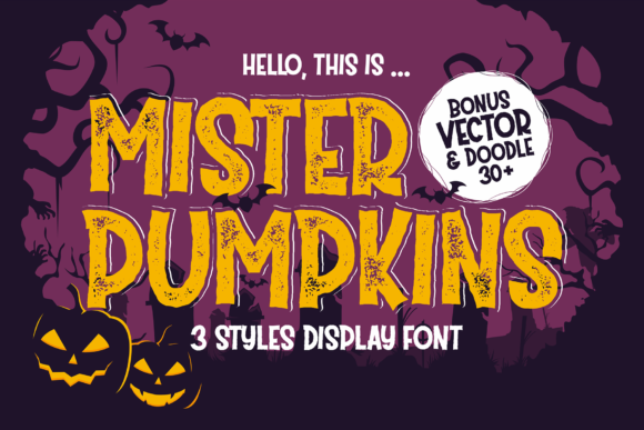 Mister Pumpkins Font - Featured Image