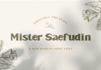 Mister Saefudin Font - Featured Image