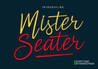 Mister Seater Font - Featured Image