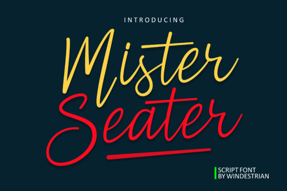 Mister Seater Font - Featured Image