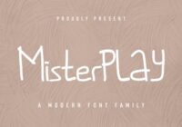 Misterplay Font - Featured Image