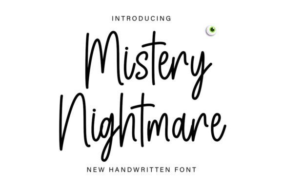 Mistery Nightmare Font - Featured Image