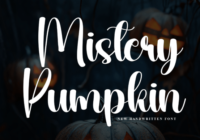 Mistery Pumpkin Font - Featured Image