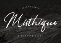 Misthique Font - Featured Image
