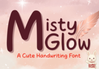 Misty Glow Font - Featured Image