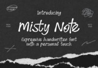 Misty Note Font - Featured Image