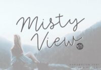 Misty View Font - Featured Image