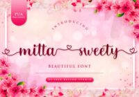 Mitta Sweety Font - Featured Image