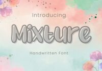 Mixture Font - Featured Image