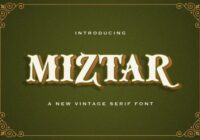 Miztar Font - Featured Image