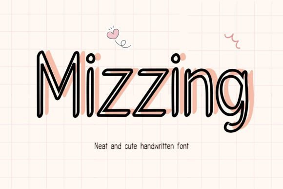 Mizzing Font - Featured Image