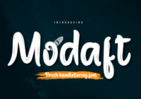 Modaft Font - Featured Image