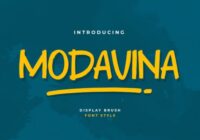 Modavina Font - Featured Image