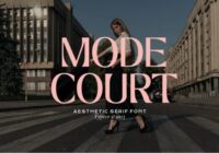 Mode Court Font - Featured Image