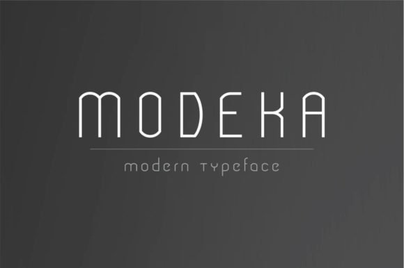 Modeka Font - Featured Image