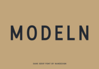 Modeln Font - Featured Image