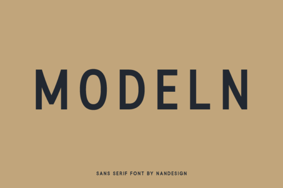Modeln Font - Featured Image