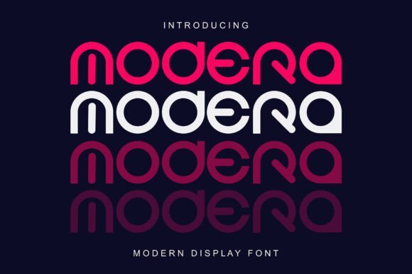 Modera Font - Featured Image