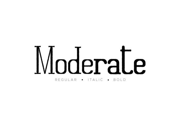 Moderate Font - Featured Image