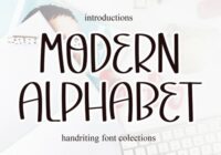 Modern Alphabet Font - Featured Image
