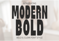 Modern Bold Font - Featured Image