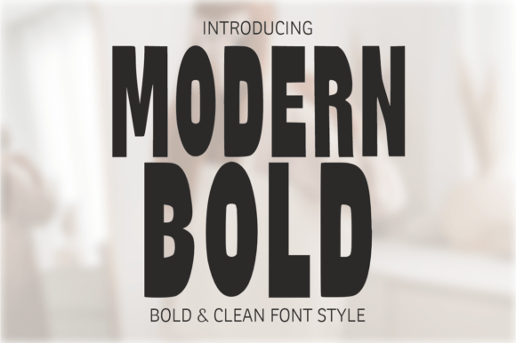 Modern Bold Font - Featured Image