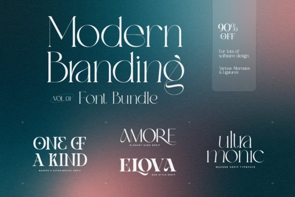 Modern Branding Bundle Font - Featured Image