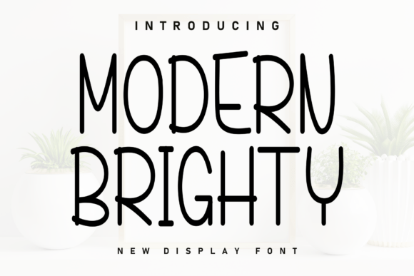 Modern Brighty Font - Featured Image