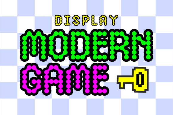 Modern Game Font - Featured Image