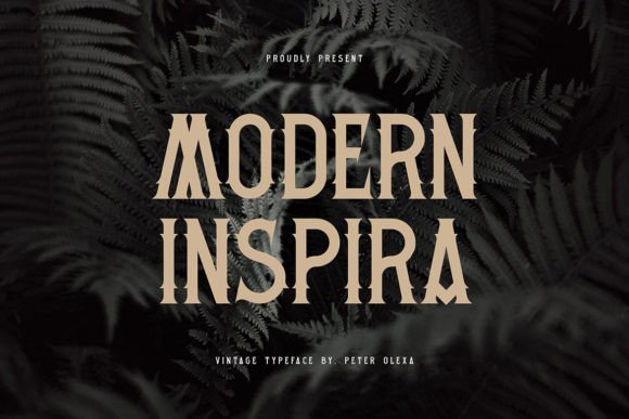 Modern Inspira Font - Featured Image