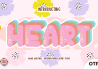 Modern Maru Heart Font - Featured Image