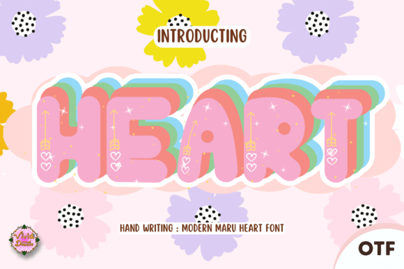 Modern Maru Heart Font - Featured Image