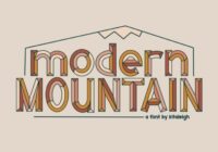 Modern Mountain Font - Featured Image
