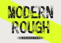 Modern Rough Font - Featured Image