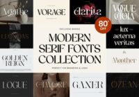 Modern Serif Bundle Font - Featured Image