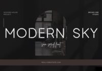 Modern Sky Font - Featured Image
