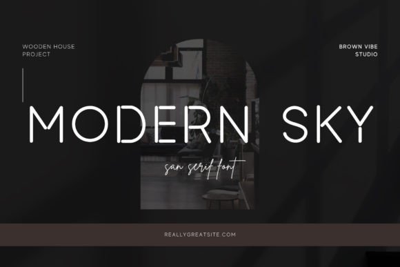 Modern Sky Font - Featured Image