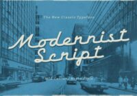 Modernist Script Font - Featured Image