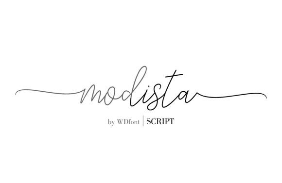 Modista Script Font - Featured Image