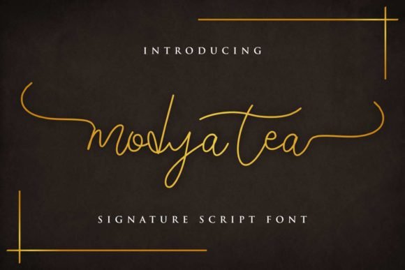 Modya Tea Font - Featured Image
