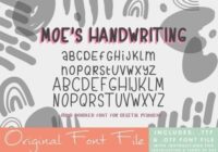 Moe's Handwriting Font - Featured Image
