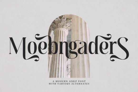 Moebngaders Font - Featured Image