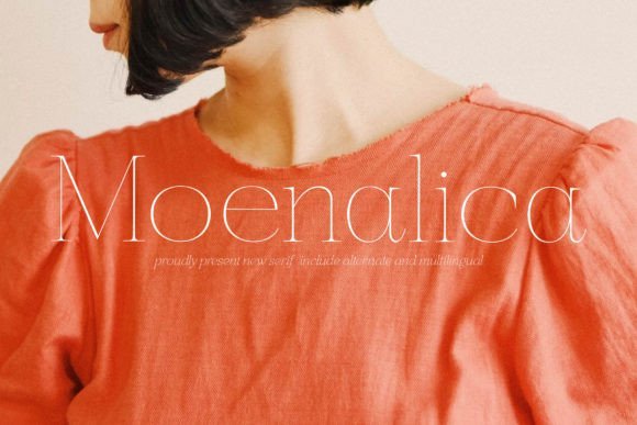 Moenalica Font - Featured Image